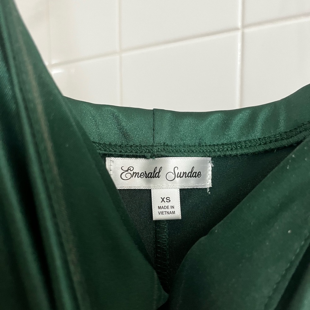 Emerald Sundae Deep Green Gown